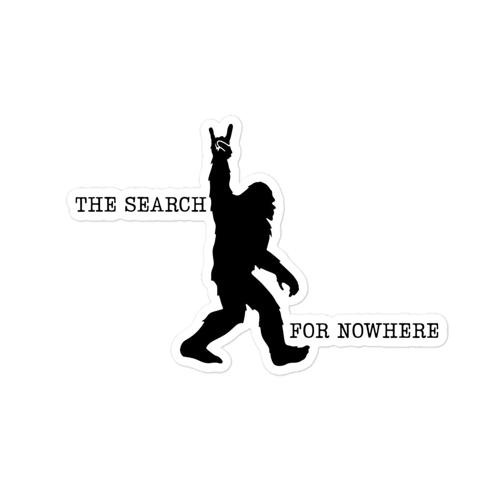 The Search For Nowhere Yeti Sticker